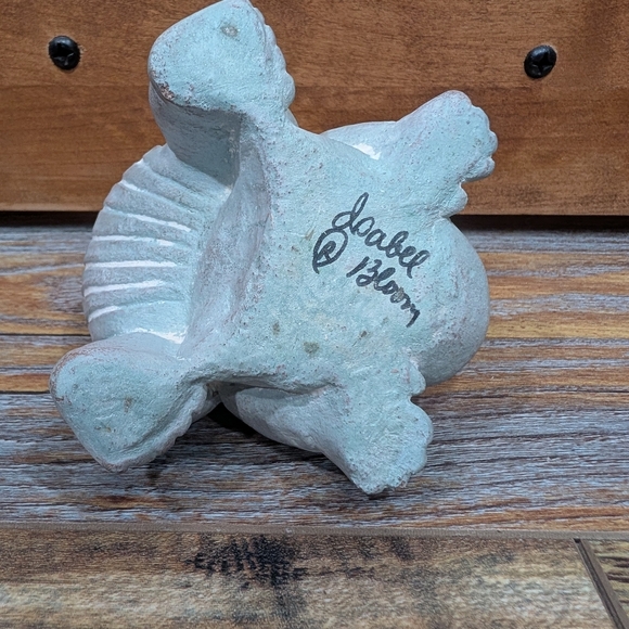 Vintage Isabel Bloom 3” Tumbling Boy Concrete Signed Art Figurine - Picture 4 of 8